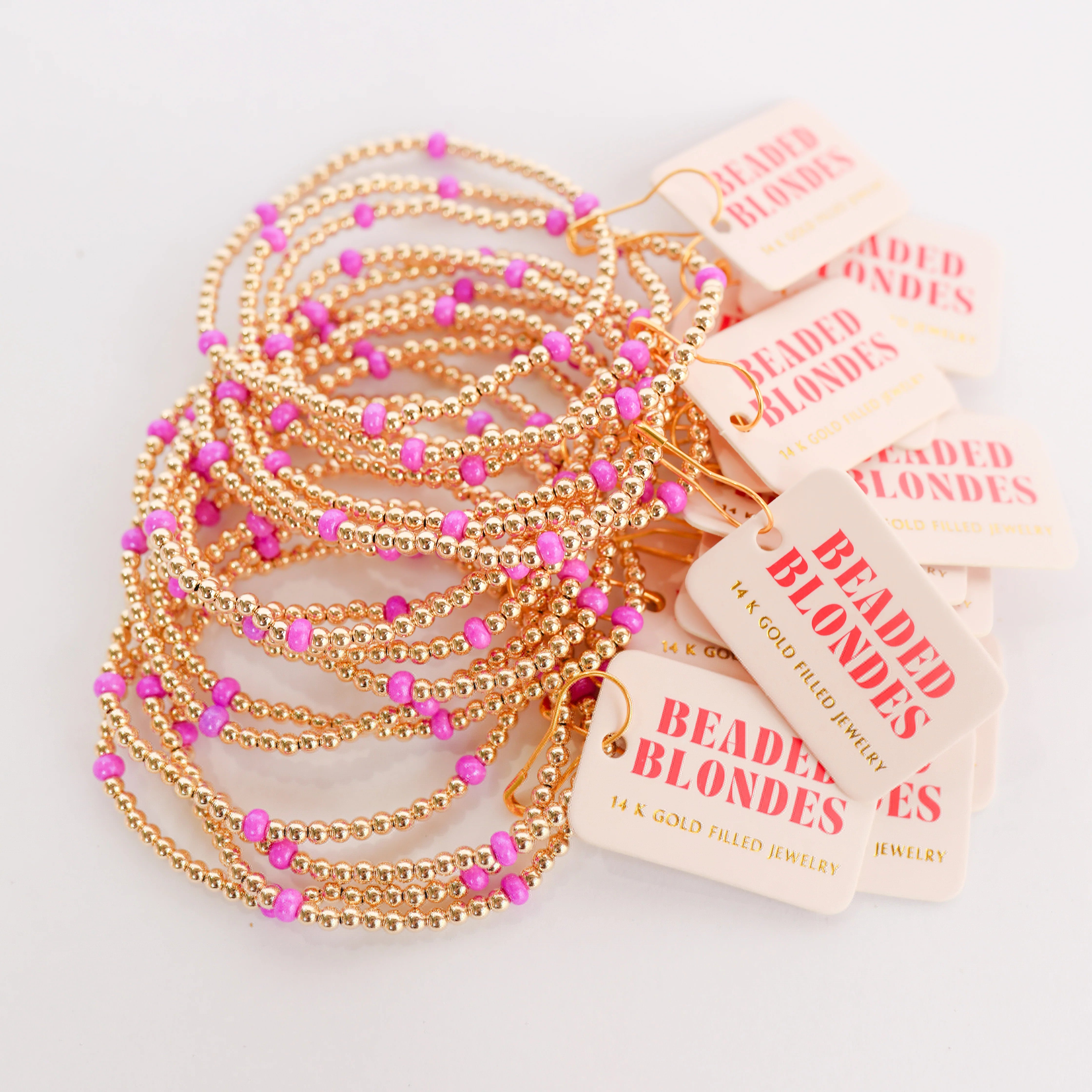 Beaded Blondes | Electric Purple Poppi Bracelet - bestdisneylandrvpark