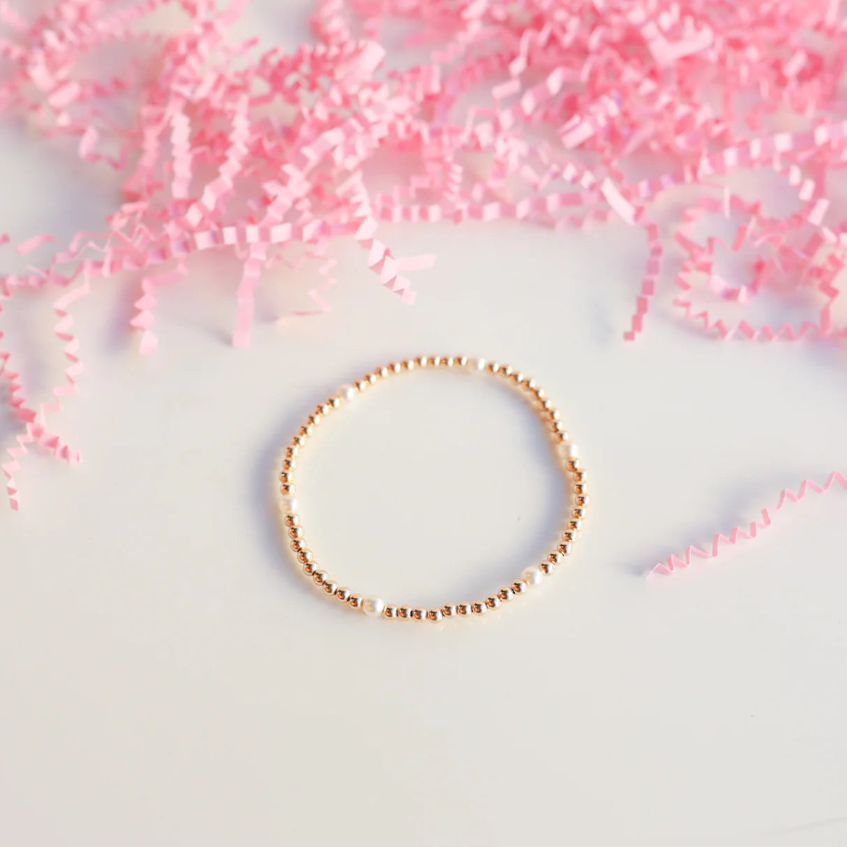 Beaded Blondes | Madi Beaded Bracelet in Gold - bestdisneylandrvpark