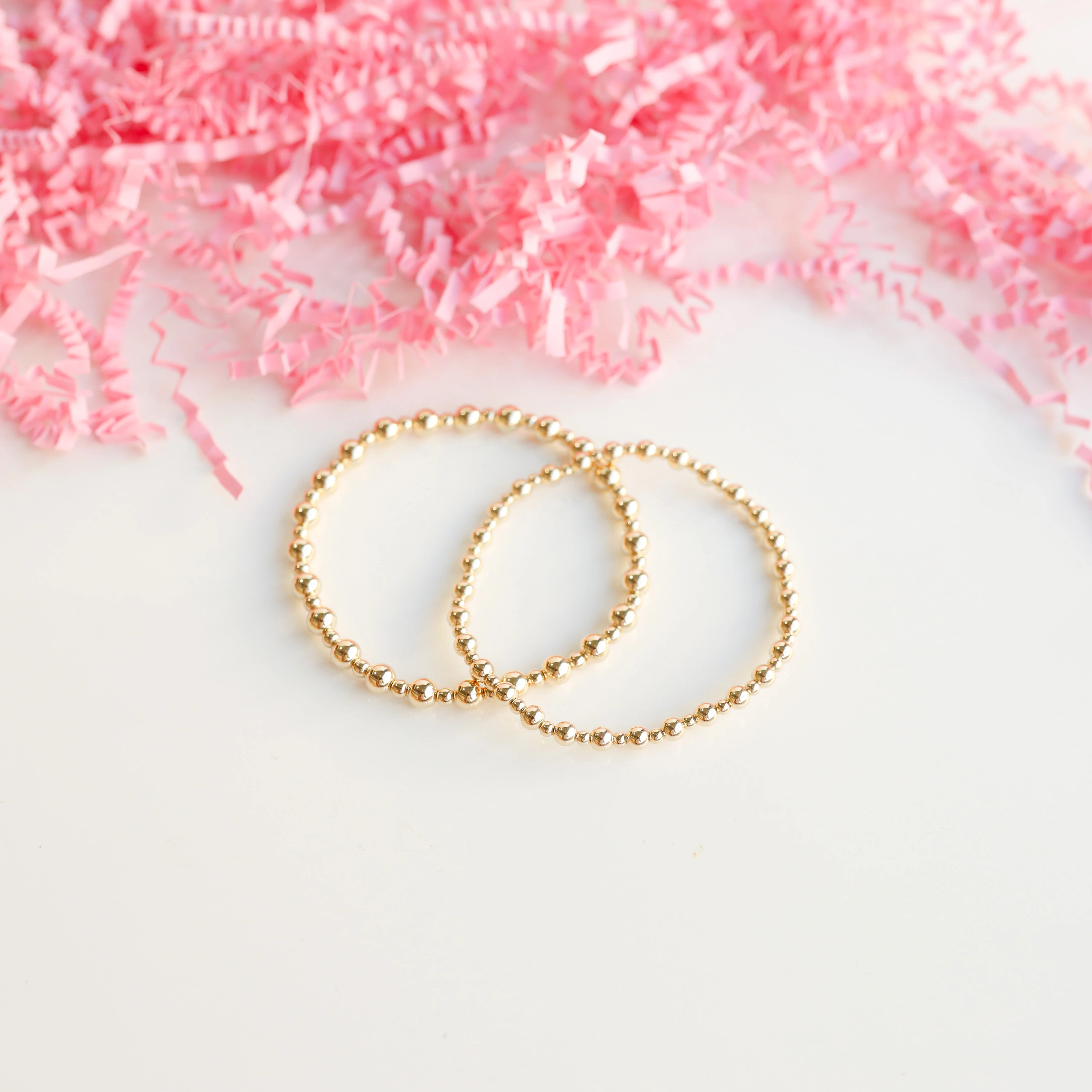 Beaded Blondes | Mini Katy Bracelet in Gold - bestdisneylandrvpark