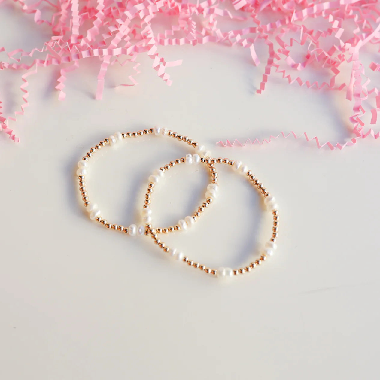 Beaded Blondes | Coastal Pearl Bracelet in Gold - bestdisneylandrvpark