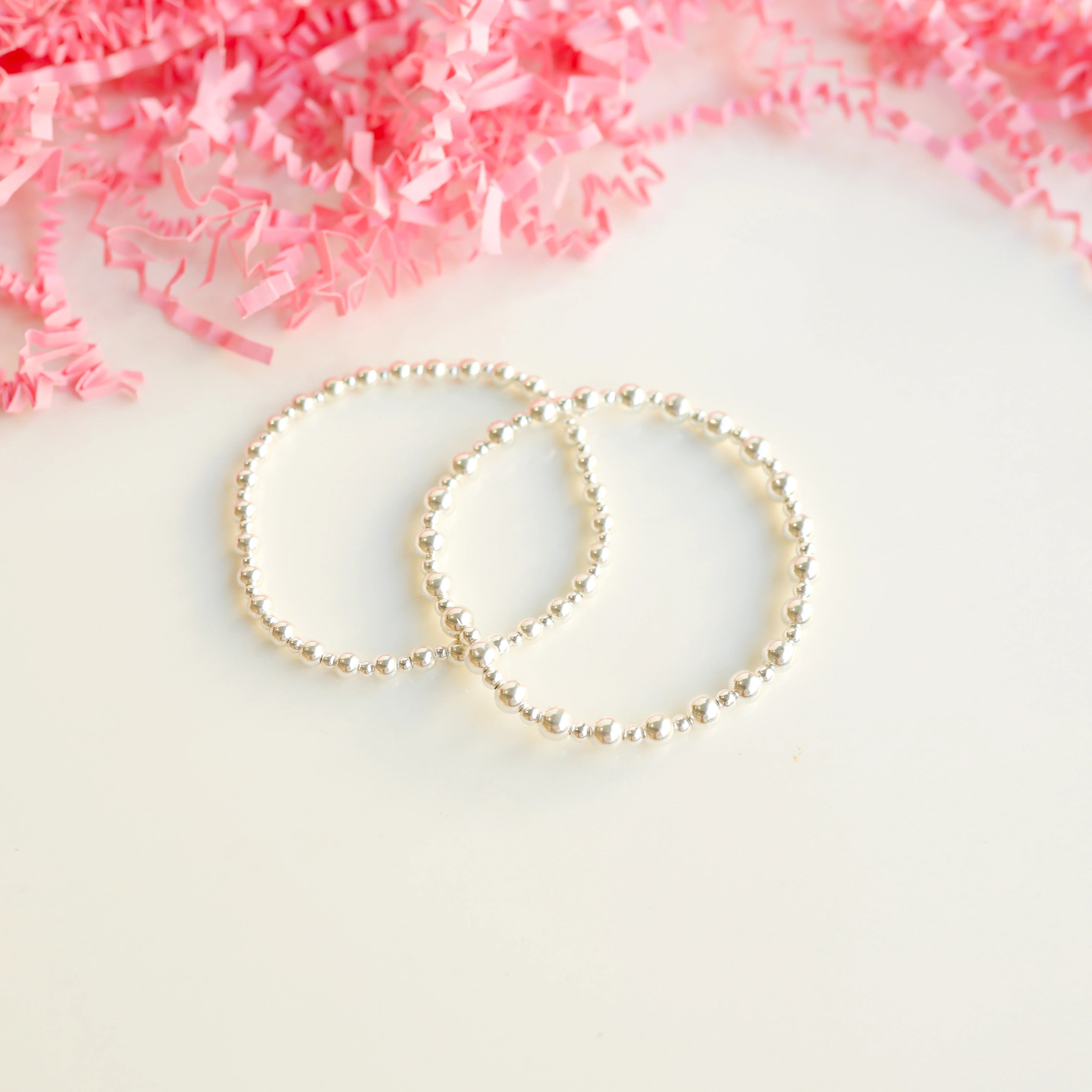 Beaded Blondes | Mini Katy Bracelet in Silver - bestdisneylandrvpark