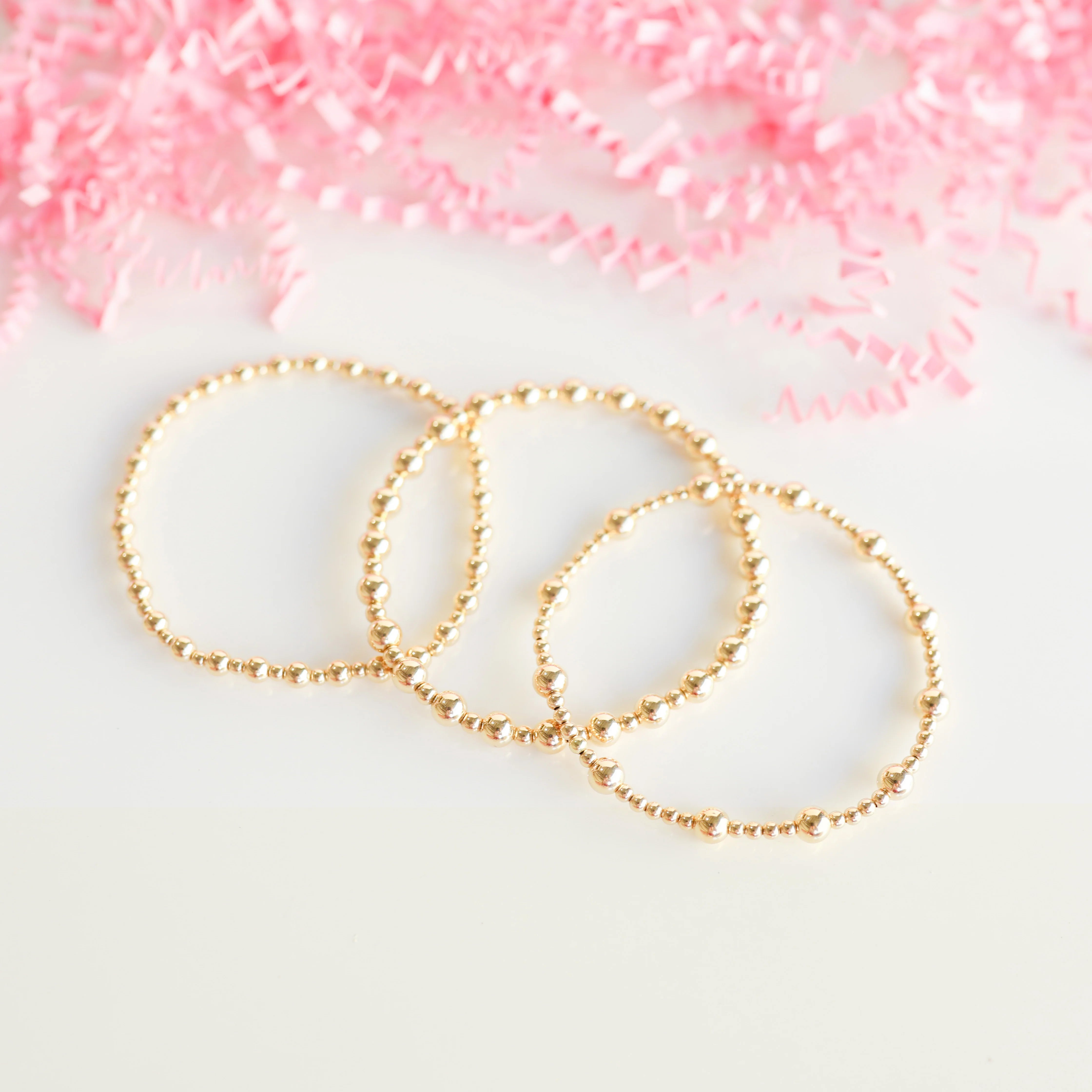 Beaded Blondes | Katy Bracelet in Gold - bestdisneylandrvpark