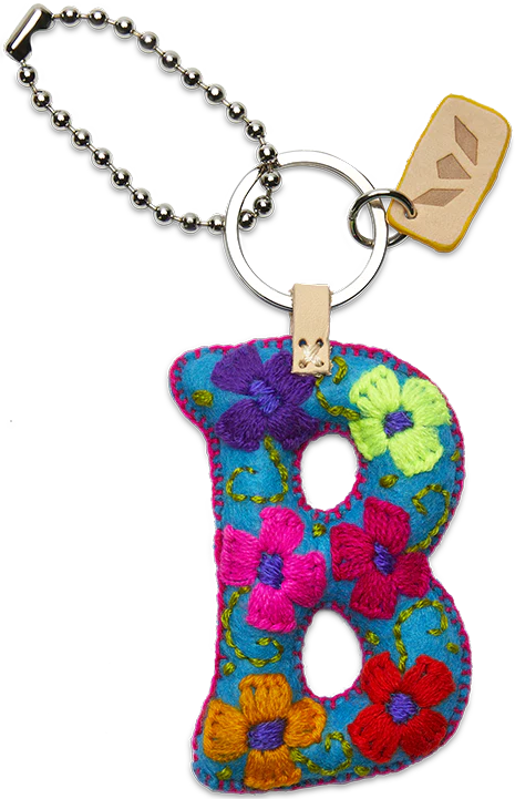 Consuela | Turquoise Felt Letter Charms - bestdisneylandrvpark