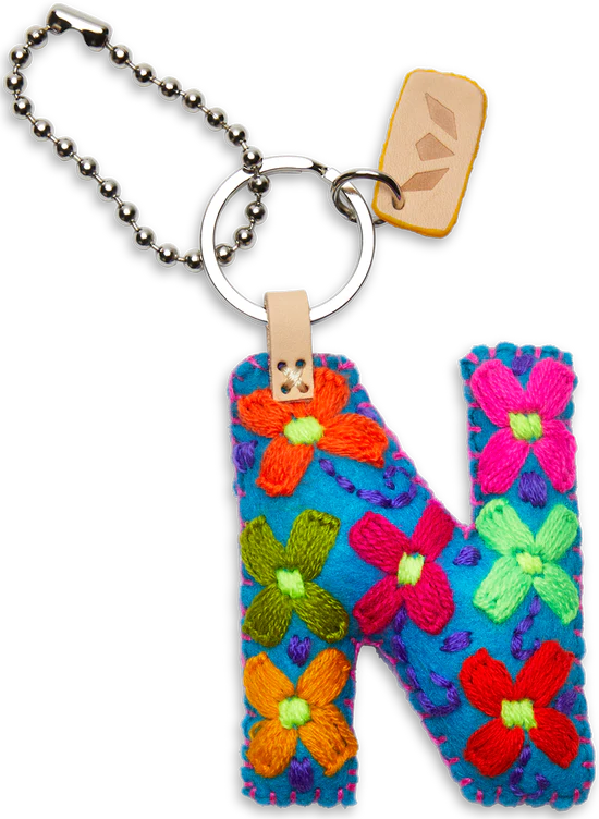 Consuela | Turquoise Felt Letter Charms - bestdisneylandrvpark