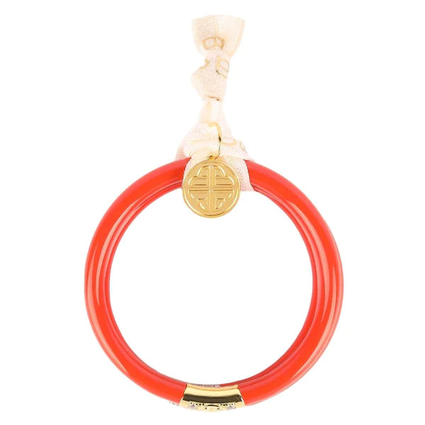 BuDhaGirl | Set of Three | Three Kings All Weather Bangles in Coral - bestdisneylandrvpark