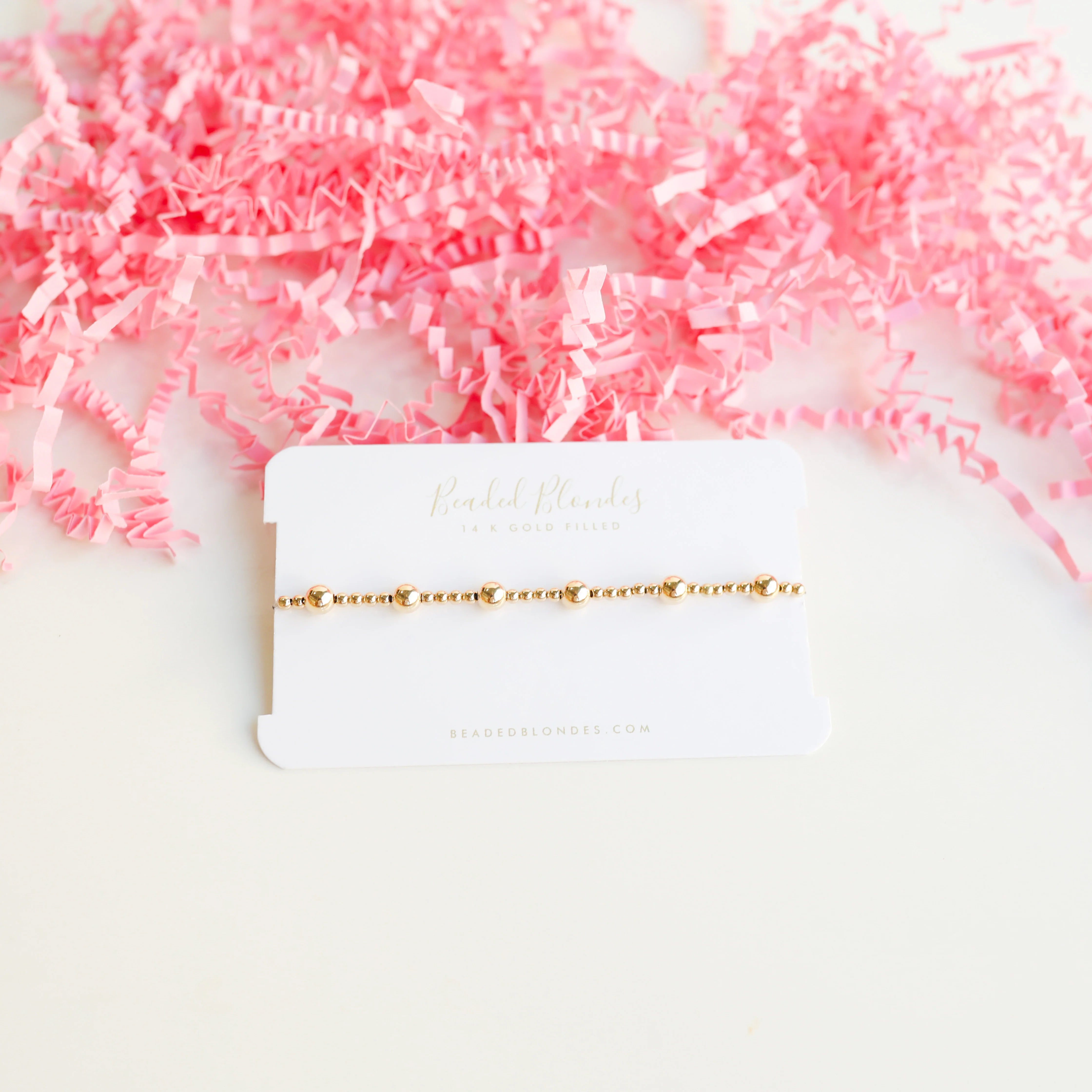 Beaded Blondes | Lively Bracelet in Gold - bestdisneylandrvpark