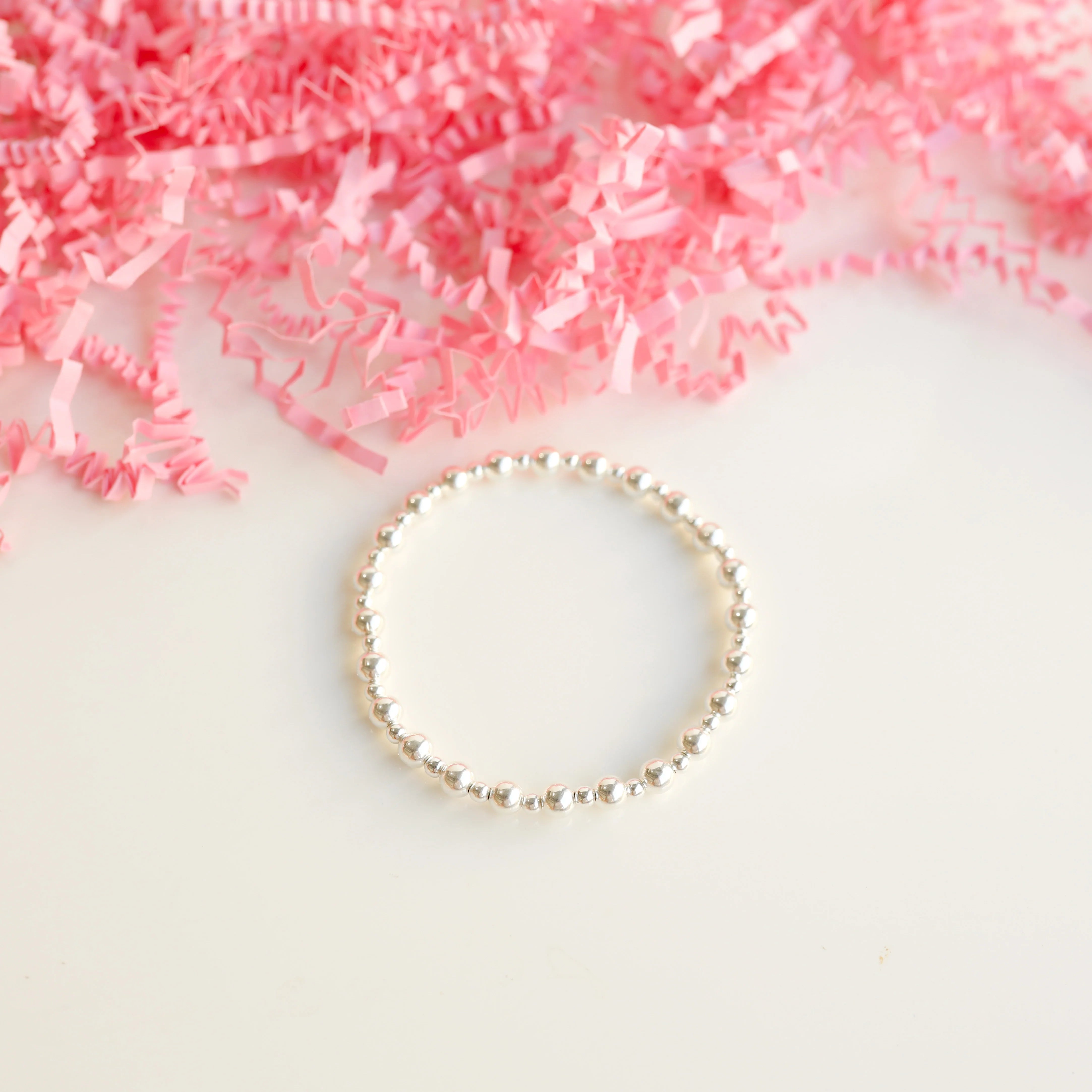 Beaded Blondes | Katy Bracelet in Silver - bestdisneylandrvpark