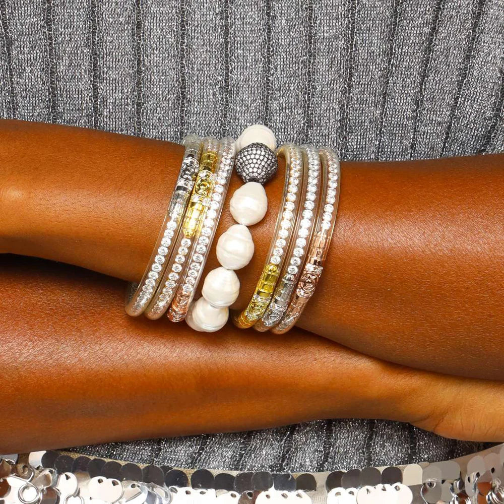 BuDhaGirl | Isabel Pearl Bracelet in White