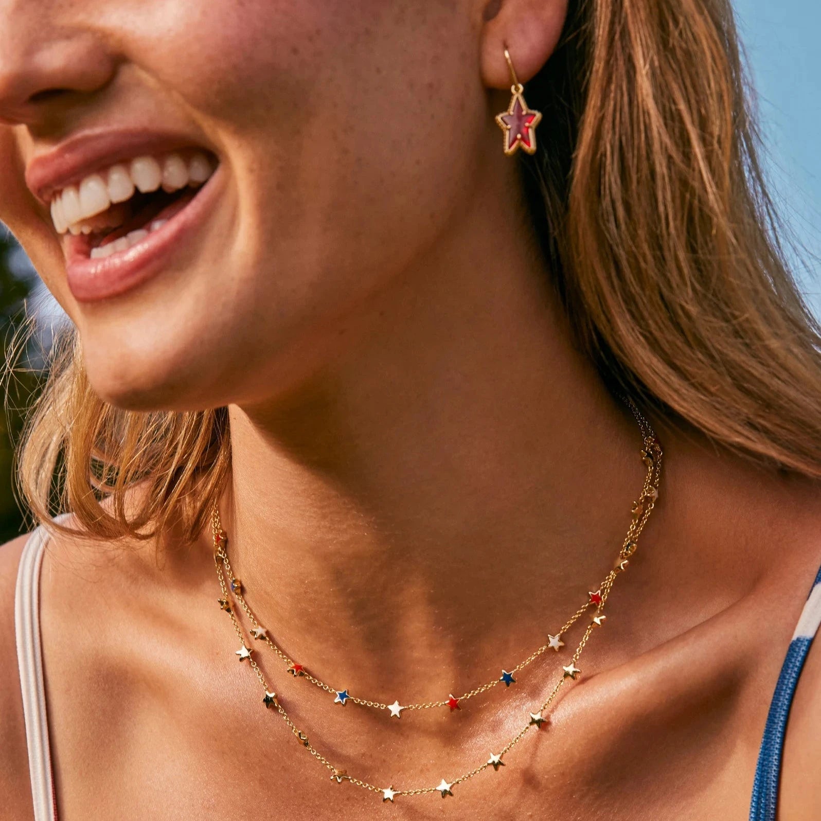 Kendra Scott | Sierra Gold Star Strand Necklace - bestdisneylandrvpark