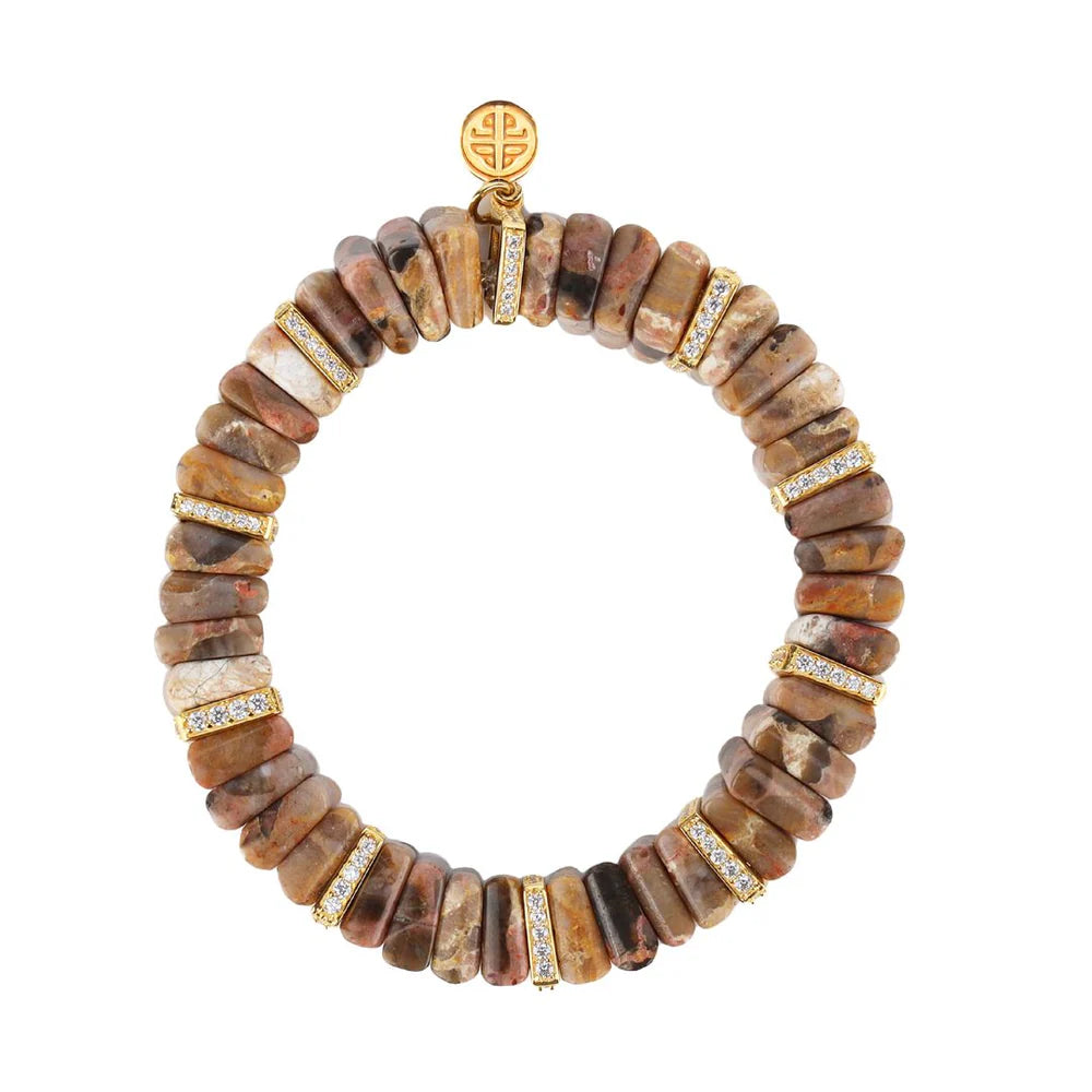 BuDhaGirl | Tablet Bracelet in Picture Jasper