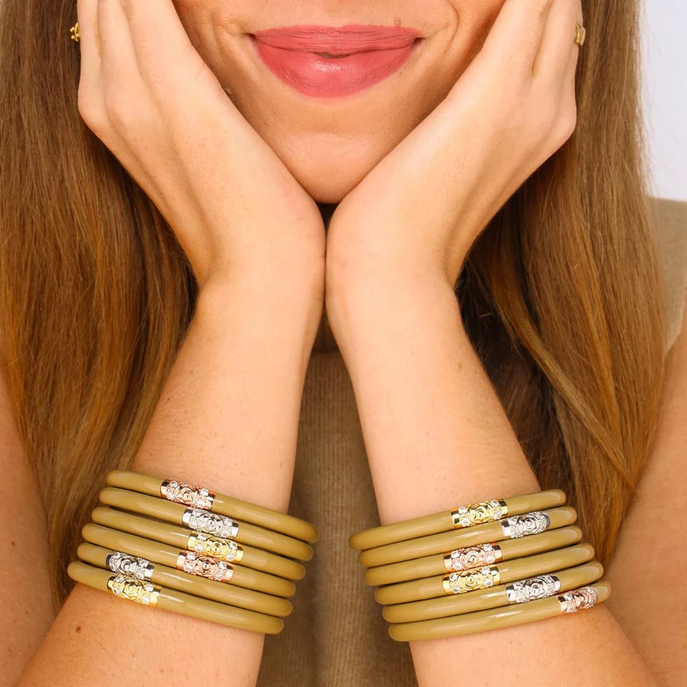 BuDhaGirl | Three Kings All Weather Bangles in Sand