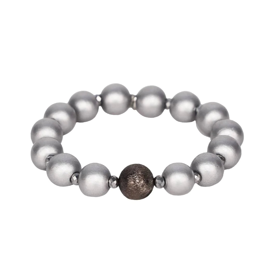 BuDhaGirl | Shaanti Bracelet in Silver Tone - bestdisneylandrvpark