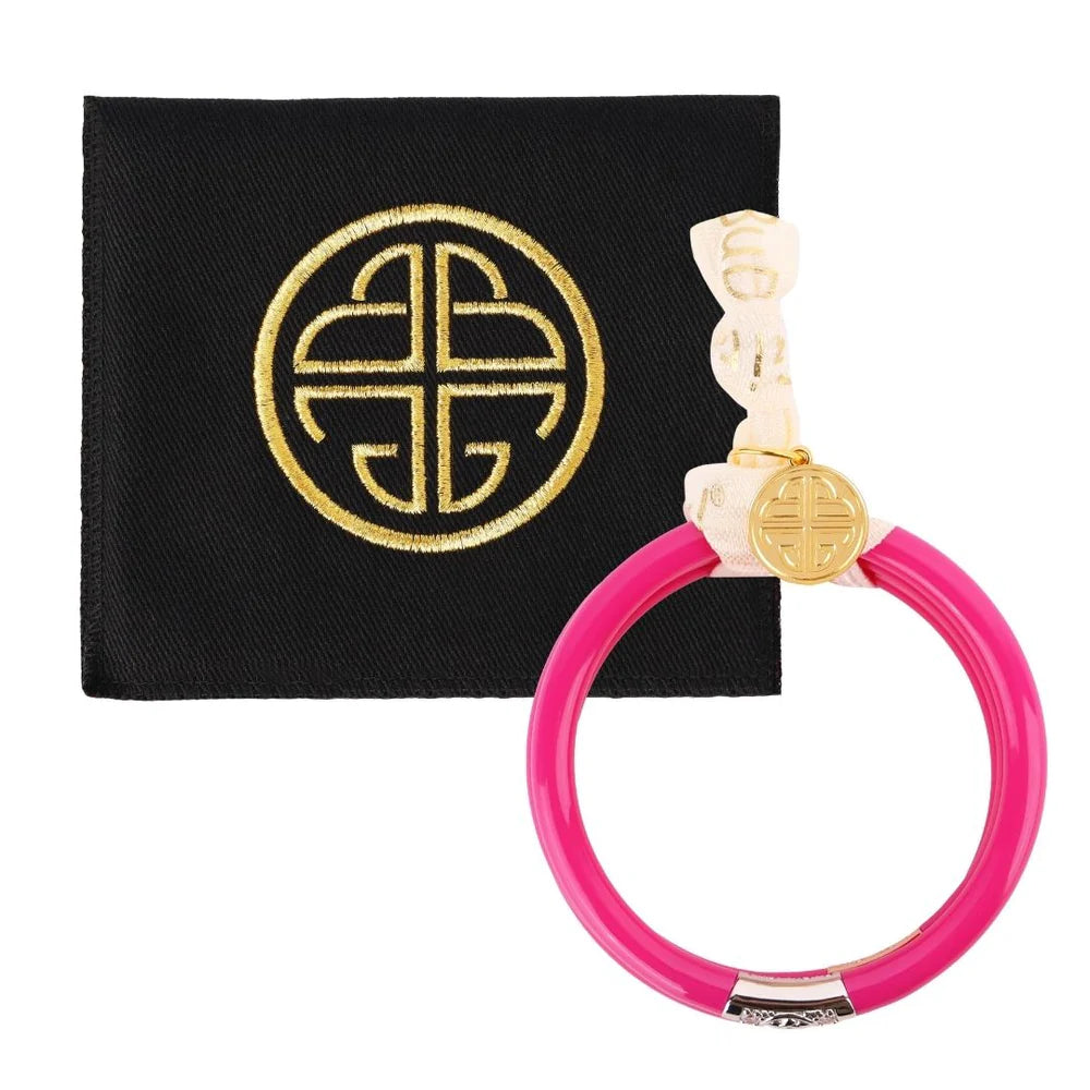 BuDhaGirl | Set of Three | Three Kings All Weather Bangles in Epic Pink