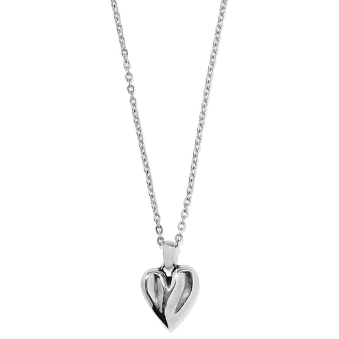 Brighton | Cascade Heart Petite Necklace in Silver and Gold Tone - bestdisneylandrvpark