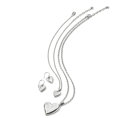 Brighton | Cascade Heart Petite Necklace in Silver and Gold Tone - bestdisneylandrvpark