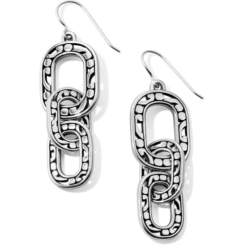 Brighton | Contempo Linx French Wire Earrings in Silver Tone - bestdisneylandrvpark