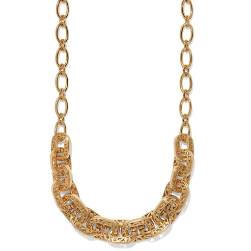 Brighton | Contempo Linx Necklace in Gold Tone - bestdisneylandrvpark