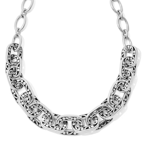 Brighton | Contempo Linx Necklace in Silver Tone - bestdisneylandrvpark