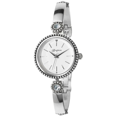 Brighton | Crystal City Watch in Silver Tone - bestdisneylandrvpark