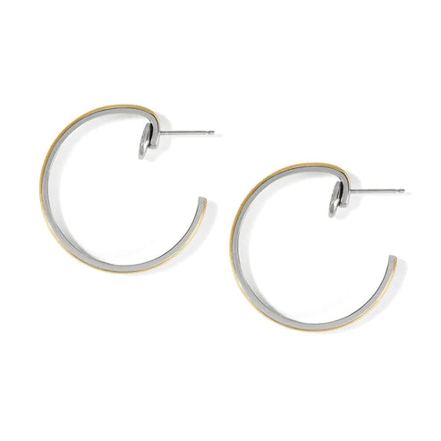 Brighton | Ferrara Entrata Small Hoop in Gold and Silver Tone - bestdisneylandrvpark