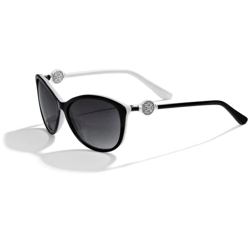 Brighton | Ferrara Sunglasses in Black and White - bestdisneylandrvpark