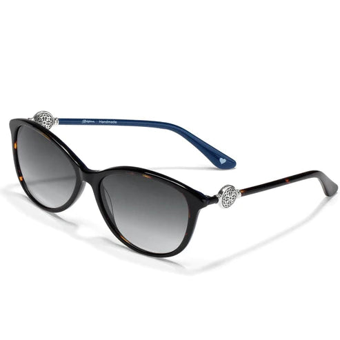 Brighton | Ferrara Sunglasses in Tortoise and Navy Blue - bestdisneylandrvpark