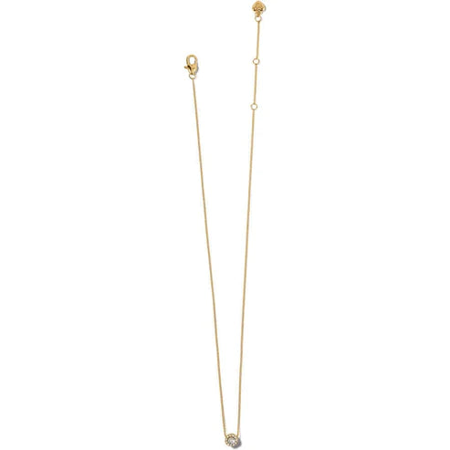 Brighton | Illumina Solitaire Necklace in Gold Tone - bestdisneylandrvpark