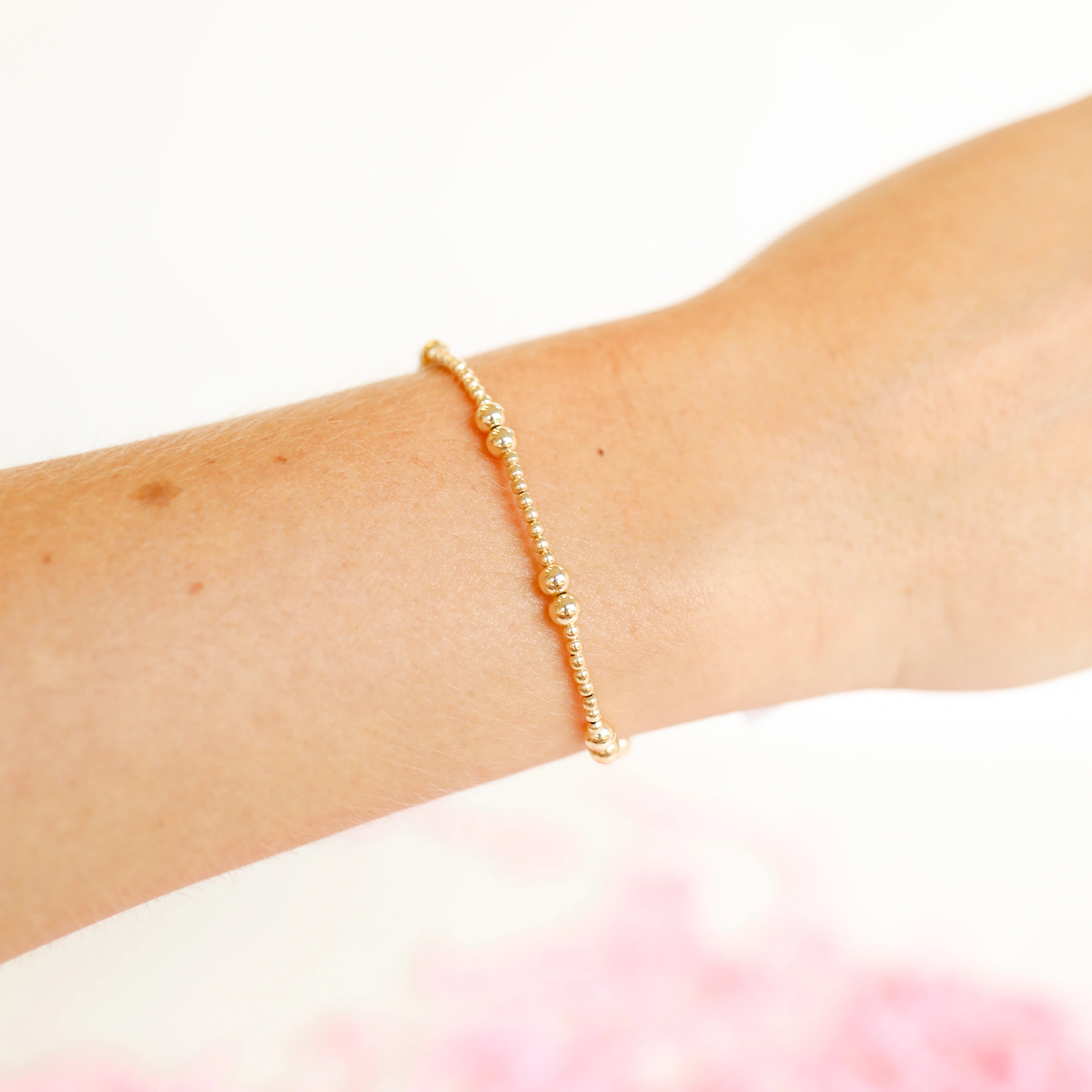 Beaded Blondes | Leah Bracelet in Gold - bestdisneylandrvpark