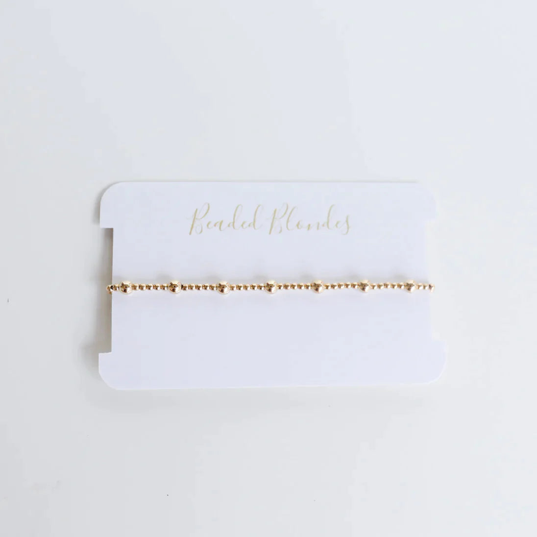 Beaded Blondes | June Bracelet in Gold - bestdisneylandrvpark