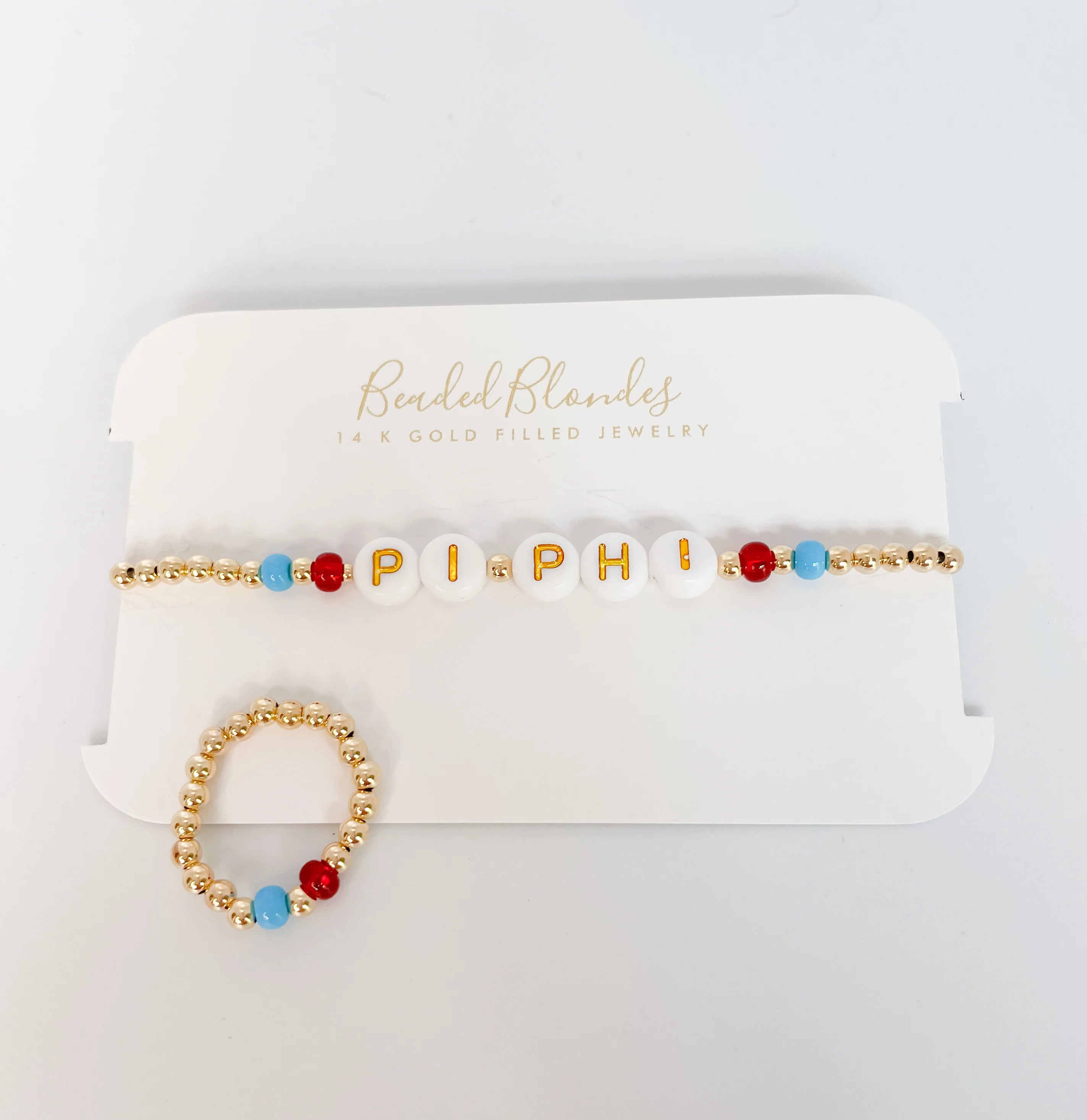 Beaded Blondes | Pi Beta Phi Color Sorority Bracelet - bestdisneylandrvpark