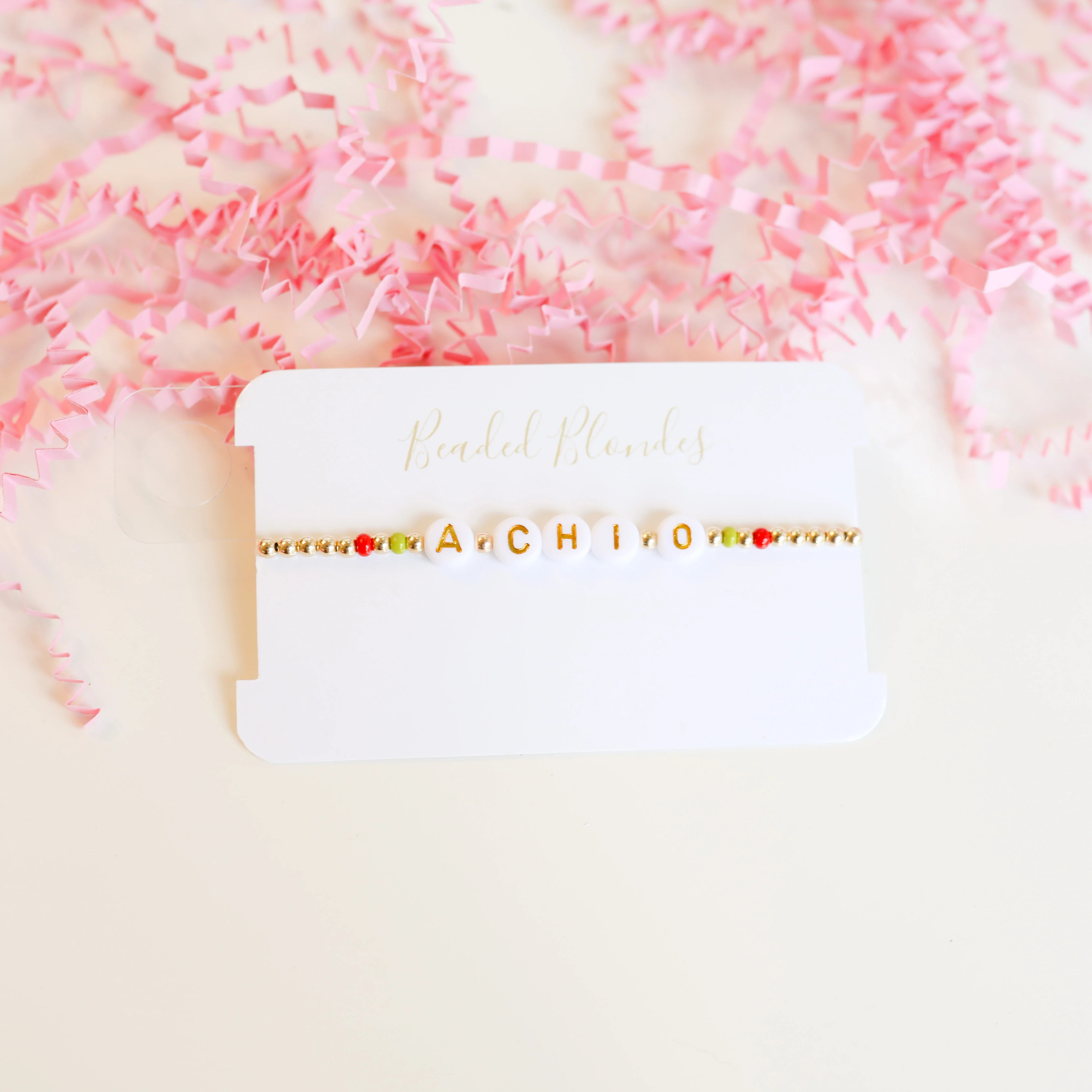 Beaded Blondes | A Chi O Color Sorority Bracelet - bestdisneylandrvpark