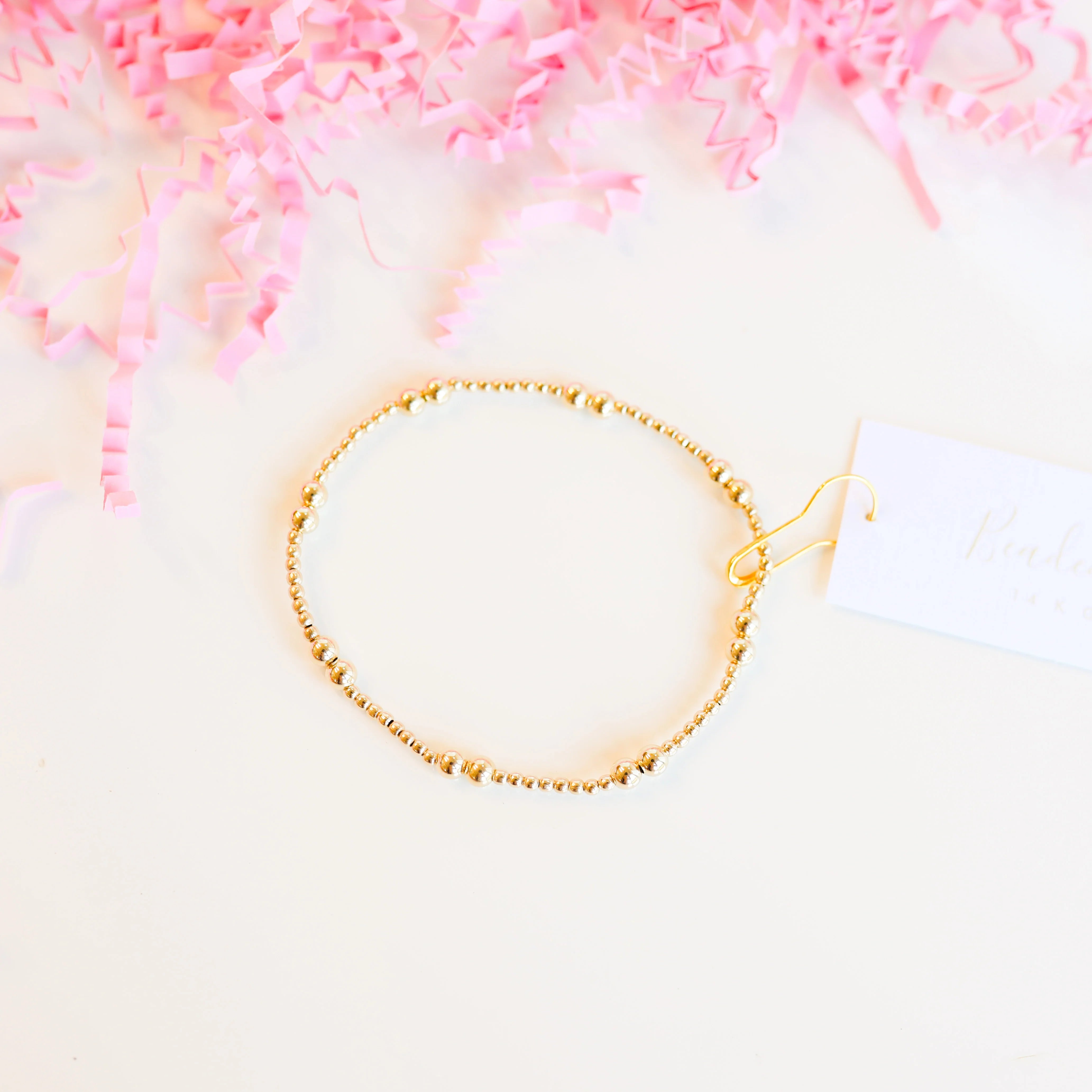 Beaded Blondes | Leah Bracelet in Gold - bestdisneylandrvpark