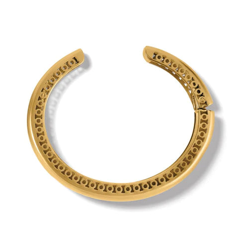 Brighton | Inner Circle Double Hinged Bangle Bracelet in Gold Tone - bestdisneylandrvpark