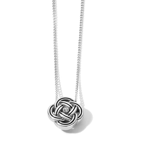 Brighton | Interlok Mini Necklace in Silver Tone - bestdisneylandrvpark