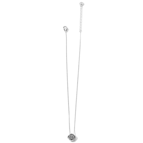 Brighton | Interlok Mini Necklace in Silver Tone - bestdisneylandrvpark