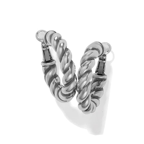 Brighton | Interlok Twist Medium Hoop Earring - bestdisneylandrvpark