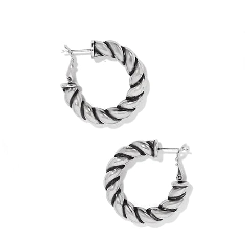 Brighton | Interlok Twist Medium Hoop Earring - bestdisneylandrvpark