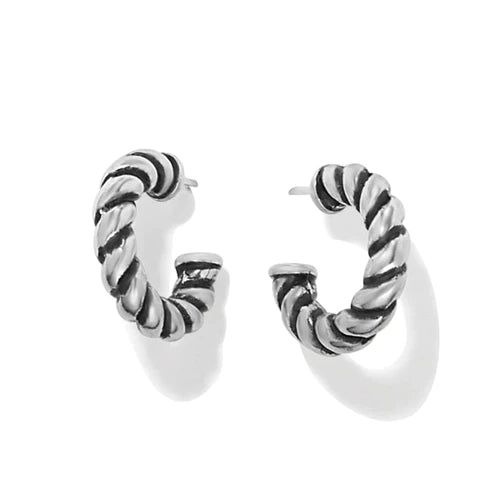 Brighton | Interlok Twist Small Post Hoop Earring - bestdisneylandrvpark