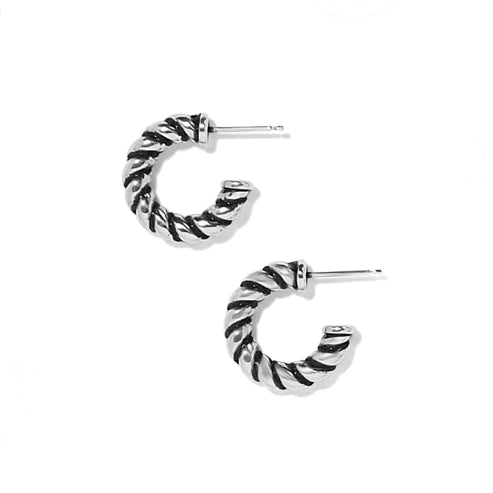 Brighton | Interlok Twist Small Post Hoop Earring - bestdisneylandrvpark