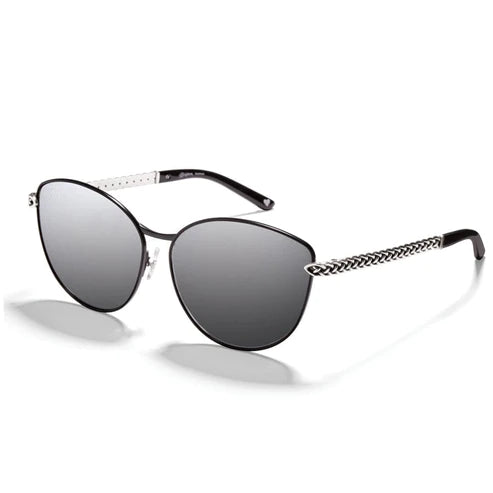 Brighton | Interlok Woven Sunglasses in Black - bestdisneylandrvpark