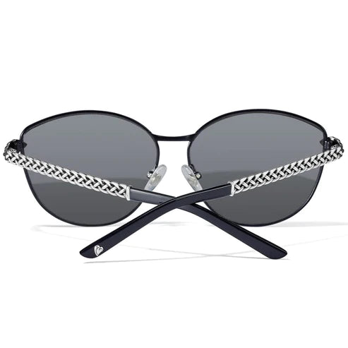 Brighton | Interlok Woven Sunglasses in Black - bestdisneylandrvpark