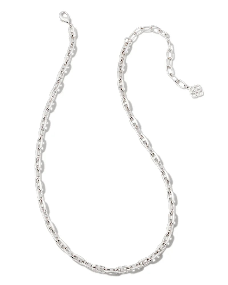 Kendra Scott | Bailey Chain Necklace in Silver - bestdisneylandrvpark