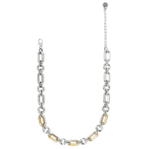 Brighton | Medici Link Two Tone Necklace - bestdisneylandrvpark