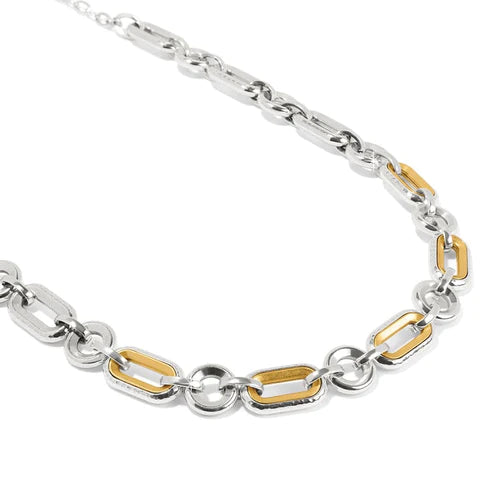 Brighton | Medici Link Two Tone Necklace - bestdisneylandrvpark