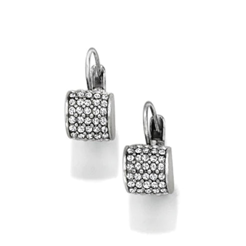 Brighton | Meridian Leverback Earrings in Silver Tone - bestdisneylandrvpark