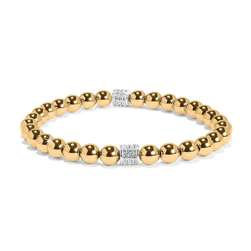 Brighton | Meridian Petite Stretch Bracelet in Gold Tone - bestdisneylandrvpark