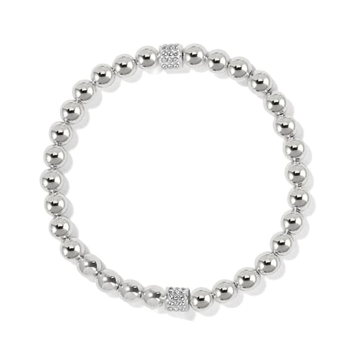 Brighton | Meridian Petite Stretch Bracelet in Silver Tone - bestdisneylandrvpark