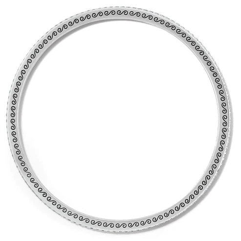 Brighton | Meridian Thin Bangle Bracelet in Silver Tone - bestdisneylandrvpark