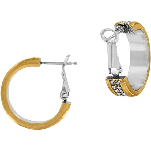 Brighton | Meridian Two Tone Hoop Earrings - bestdisneylandrvpark