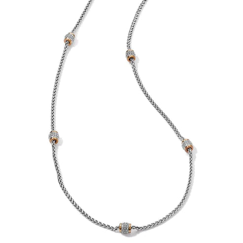 Brighton | Meridian Two Tone Long Necklace - bestdisneylandrvpark